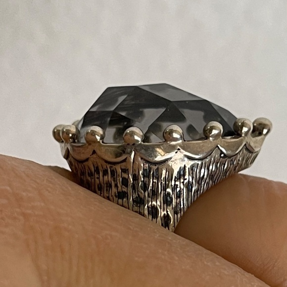 Deb Guyot sterling silver 925  statement ring size 8 China - Picture 2 of 5